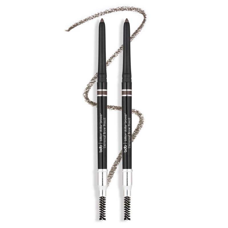 Multi Pack Universal Brow Pencil - Long-Lasting Water-Resistant Pomade Formula with Spoolie Brush for Blending