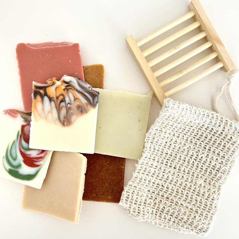 Handmade Natural Soap Odds & Ends Bundle - Artisanal Soap Odds & Ends Bundle - Cold Process Soap Odds & Ends Bundle 6oz