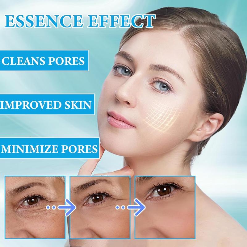 Solution Facial Serum All Skin Types with Vitamin C & Hyaluronic Acid, Serum for Men&Women, Plump Skin, Face Tightening Skincare Moisture Radiance facial serum