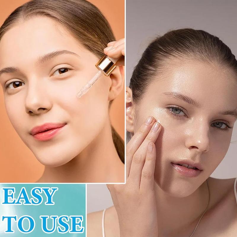 Solution Facial Serum All Skin Types with Vitamin C & Hyaluronic Acid, Serum for Men&Women, Plump Skin, Face Tightening Skincare Moisture Radiance facial serum