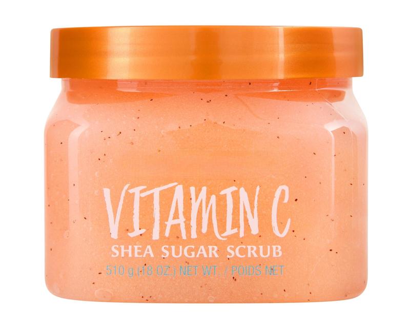Vitamin C Shea Sugar Scrub, 18 oz, Ultra Hydrating and Exfoliating Scrub for Nourishing Essential Body Care scrub