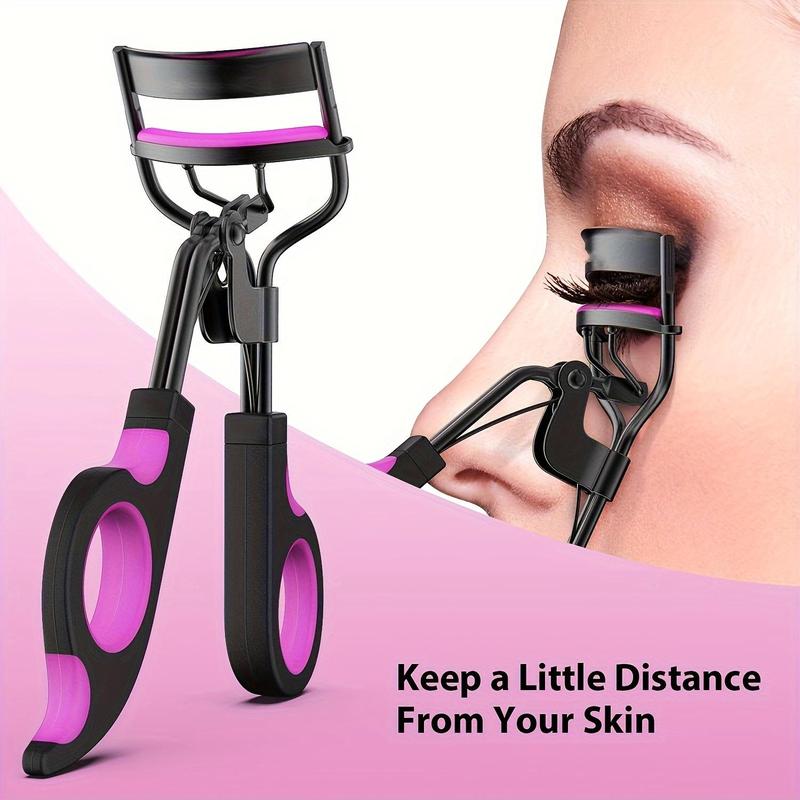 Eyelash Curler Set with Replacement Strips, Precision Beauty Tool for Curling Lashes, Durable Makeup Tool for Long-lasting Eye Enhancement