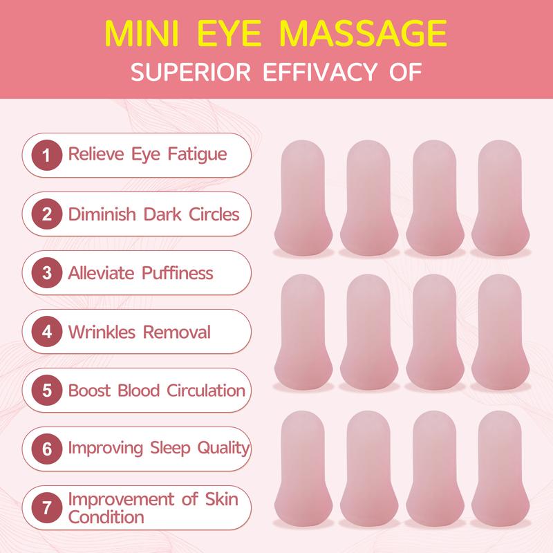 Cupping Kit for Massage Therapy, Eyes & Face Silicone Cupping Therapy Set, Facial Cupping Sets for Puffy Eyes, Dark Circles, Eye Fatigue,  Skincare Comfort