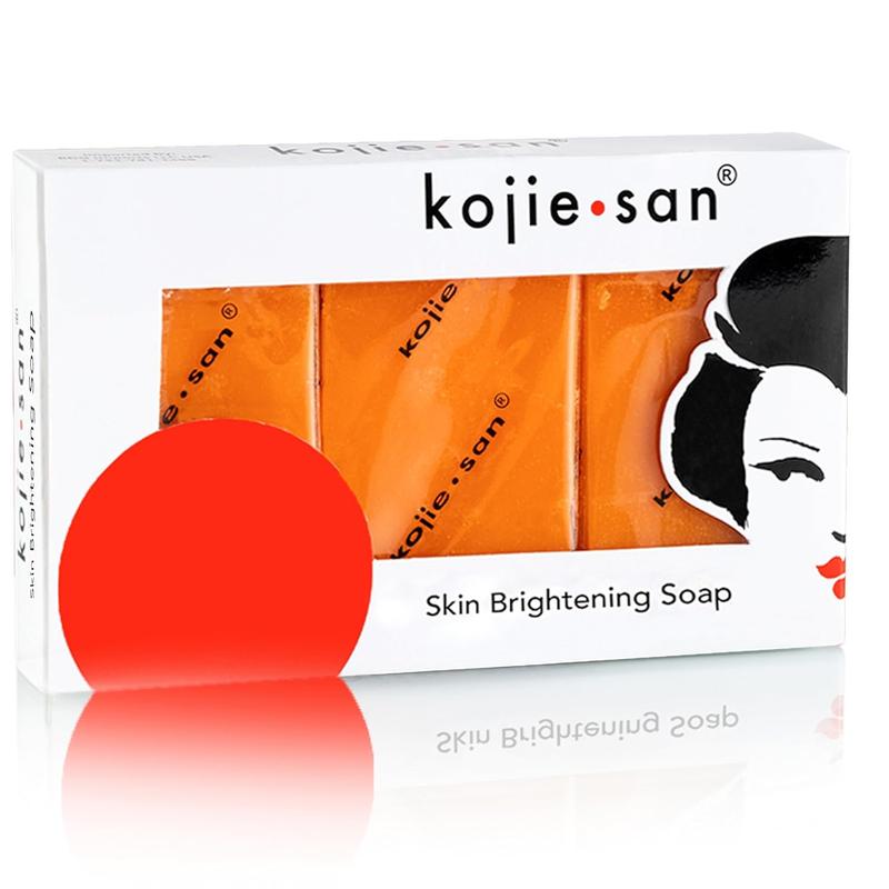 Kojie San Skin and Body Soap – Original Kojic Acid, Dark Spot Remover Soap Bar with Coconut & Tea Tree Oil – 3 X 65G Bars Kojie San