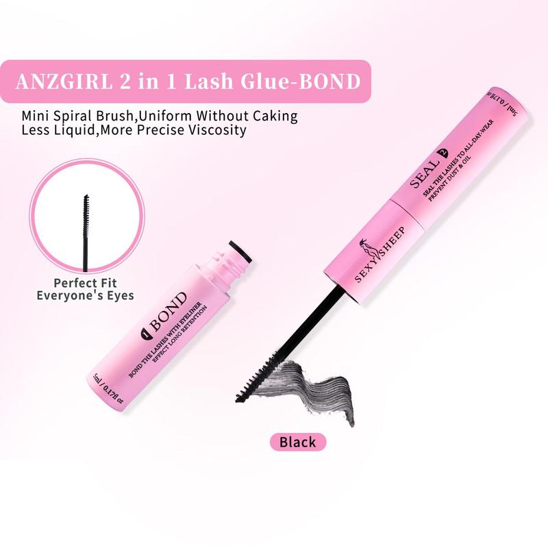 Mixed Length & Style False Eyelashes Kit, 6 Boxes Individual Eyelash with Glue & Remover & Tweezers Eyelash Applicator & 4 Brushes, Eyelash Extensions, Eye Makeup Accessories for Women