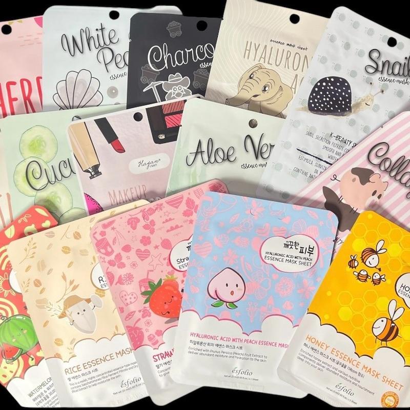 Mix Set of Hydrating Facial Masks for your face