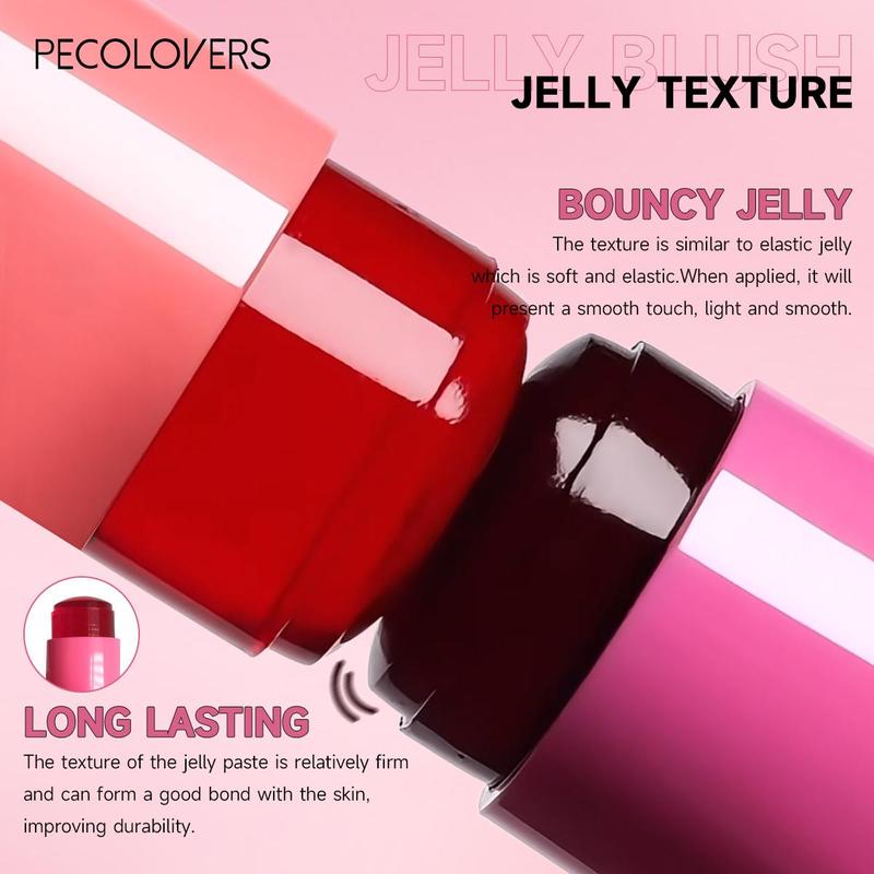 Waterproof Jelly Blush Stick, 1 Count Moisturizing Blush, Natural Look Lightweight Blush, Soft Color Shadow, Makeup Products, Suitable for All Skins, Christmas Gift