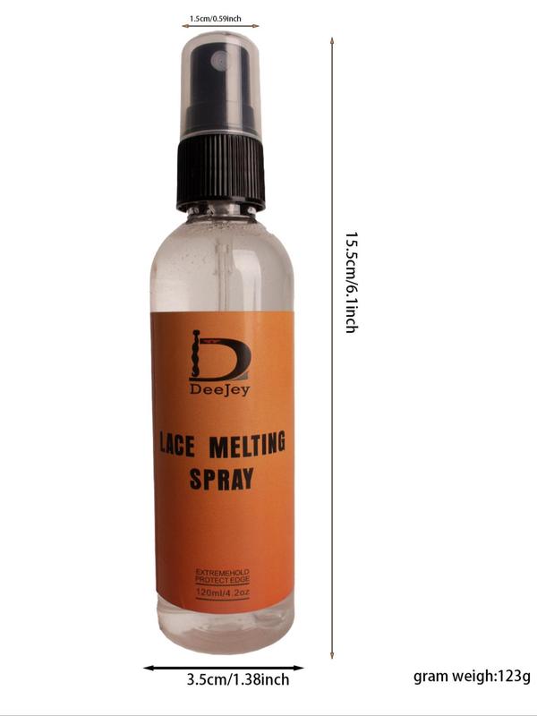 120ml Lace Melting Spray, Natural Hair Styling Spray with Quick Drying Formula, Wig Melting Spray Perfect for Daily Wig Application