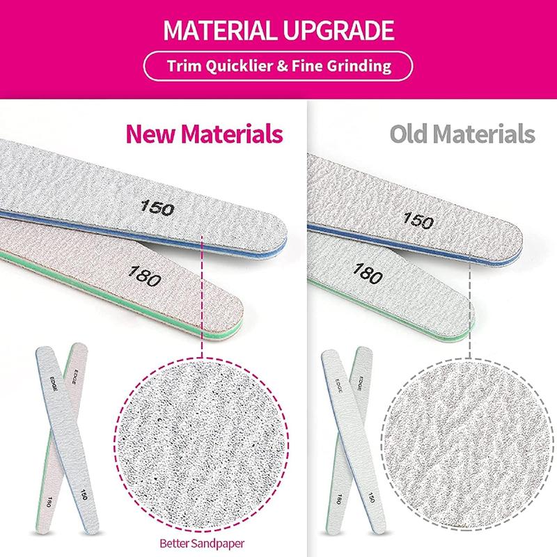 Nail files, nail polishers, natural nail files and polishers