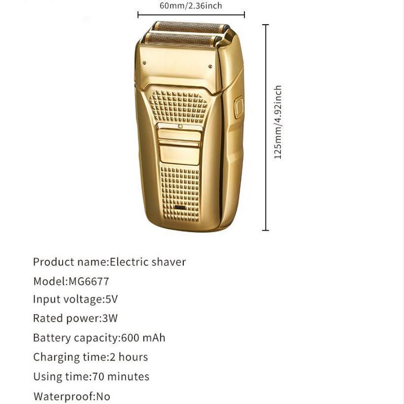 Electric Hair Clipper, 1 Box Rechargeable Hair Trimmer, Professional Hair Shaver for Men, Great for Barbershop Salon Home Use