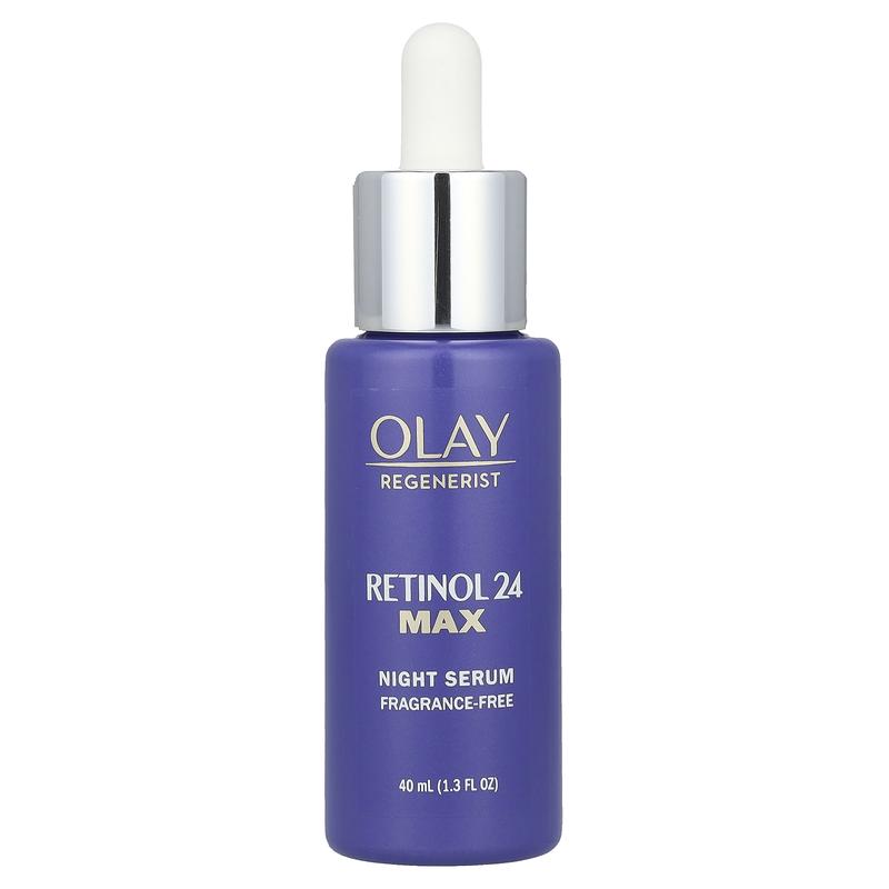 Olay Regenerist, Retinol 24, Night Serum, Fragrance-Free, 1.3 fl oz (40 ml)