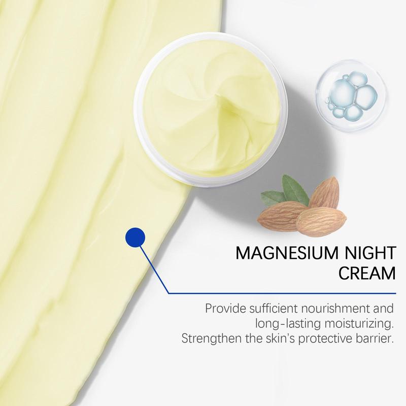 Magnesium Sleep Cream, 1 Box 2 Boxes Magnesium Night Cream, Body Moisturizer for Women & Men, Hydrating Body Care Product for Daily Use