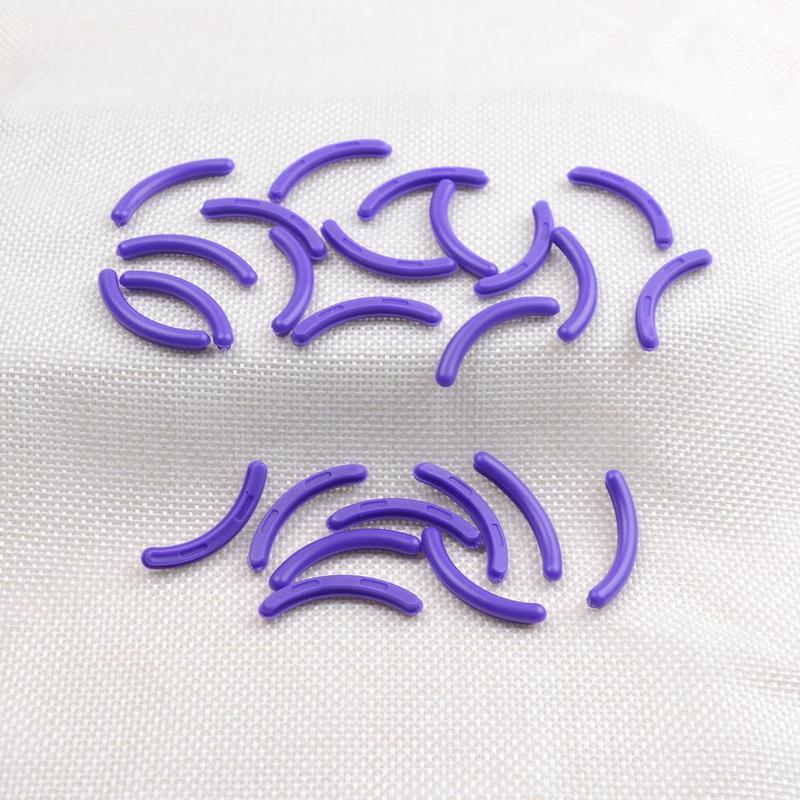 25pcs Eyelash Glue Strip, Elastic Eyelash Curler Replacement Adhesive Rubber Pad, Makeup Tools For Women