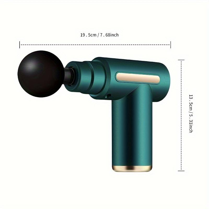 USB Charging Massage Gun with LCD Display, 6-Speed Adjustment for Deep Tissue Muscle Relaxation, 1200MAh Lithium Battery, without Flavor, with Full Body Massager, Suitable for Fitness and Recovery, Ideal Gift