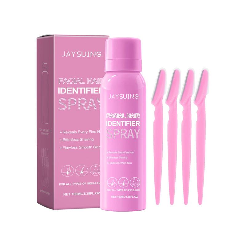 Hair Identifier Spray, 1 Count Skin Body Hair Identifying Spray for Dermaplaning, Nourish The Skin, Women Dermaplaning Tool for Face