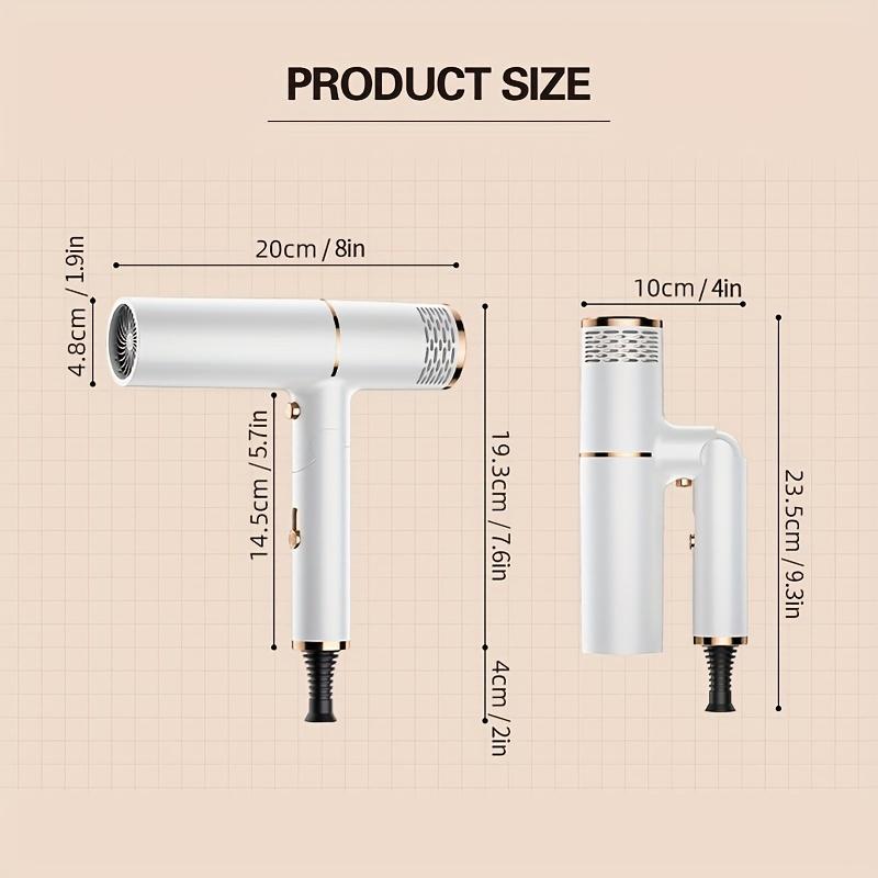 Professional Hair Dryer With Diffuser Blow Dryer Ionic Fast Blow Dry For All Hair Types Holiday Gift