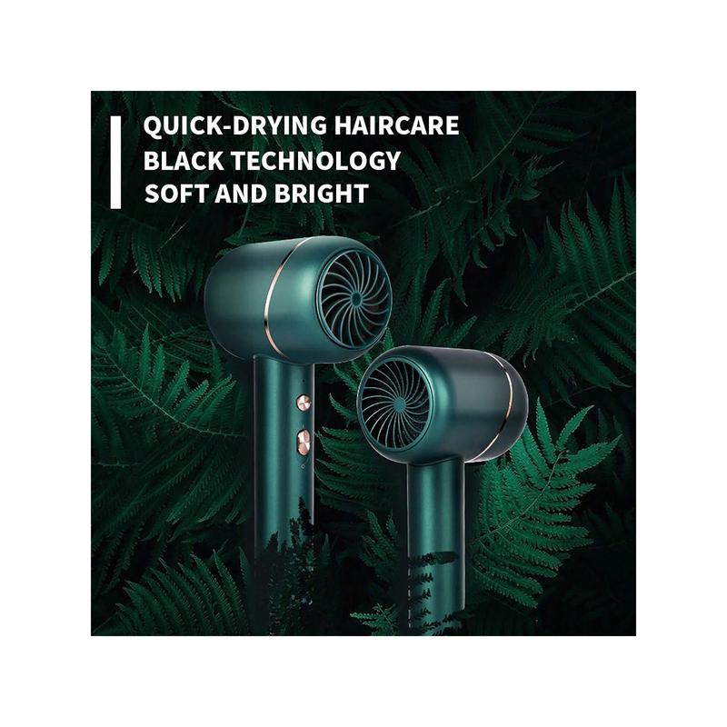 1pc Plug-In Professional Hair Dryer, Quick-Drying Ionic Blow Dryer With Diffuser Ionic Conditioning - Powerful, Fast Drying Blow Dryer, AC Motor, Cold Hot Air Temperature Protecting Hair, Suitable For Home Salon And Travel