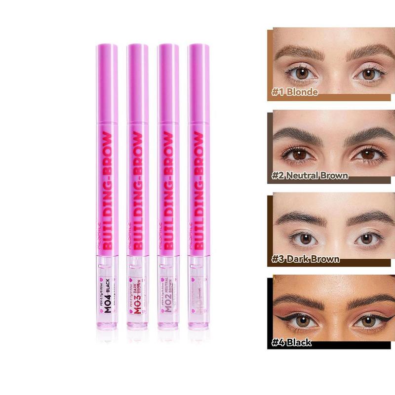Eyebrow Makeup Set, 1 Set Double-ended Eyebrow Pencil & Eyebrow Gel & Tinted Eyebrow Mascara & Eyebrow Card & Eyebrow Trimmer, Eye Brow Makeup Tool