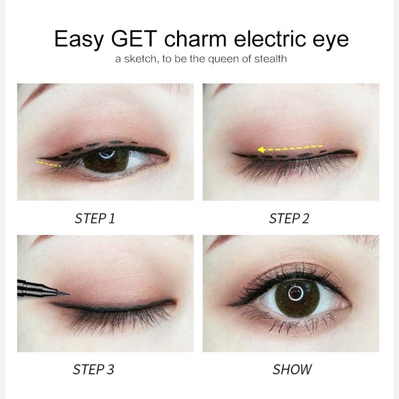 Music Festival Makeup, Comfort Waterproof Eyeliner Pen, Long Lasting Fine Tip Eyeliner Pen, Quick Drying Eyeliner Pen, Eye Makeup
