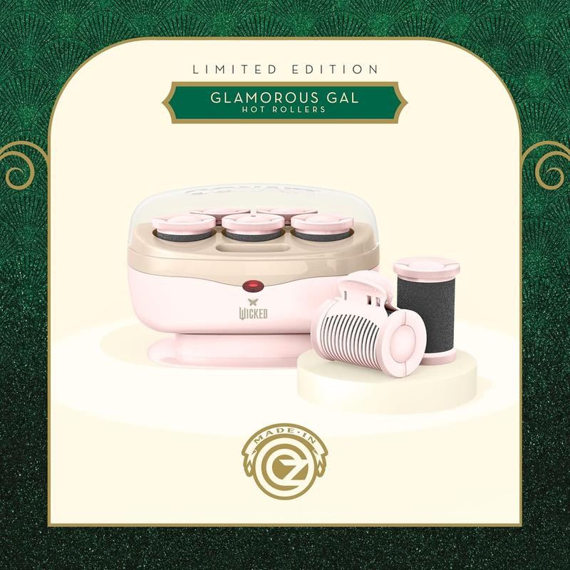 Hot Roller Set - Hot Rollers for Long, Medium, and All Hair - Hair Curler - Hair Roller Clips Included - 1 1 2-inch Rollers