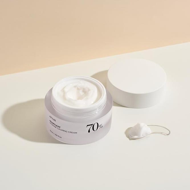 ANUA Heartleaf 70 Intense Calming Cream 50ml, Soothing Moisturizer for Sensitive Skin, Hydrates, Repairs Skin Barrier, Lightweight, Calming Skincare