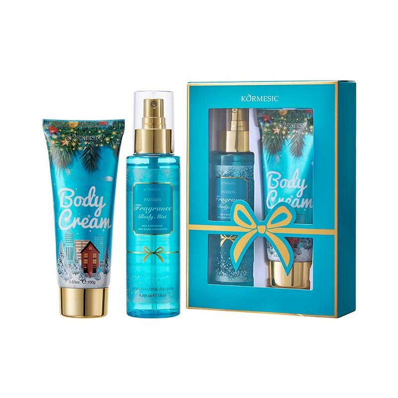 2pcs Body Bath Gift Set, Body Lotion 120ml + Body Milk 3.53oz, Improve Skin Texture, Make Skin Feel Smoother, Moisturize Skin, Make Skin Look Younger.