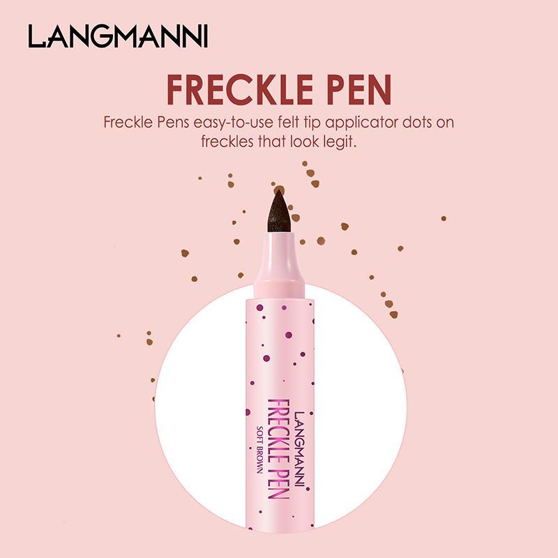 Faux Freckles Pencil Cosmetic for Women, 1 Count Waterproof Freckle Pen, Natural Simulation Freckle Point Pen, Long Lasting Freckle Makeup Pen, Fine Tip Freckle Dot Pen