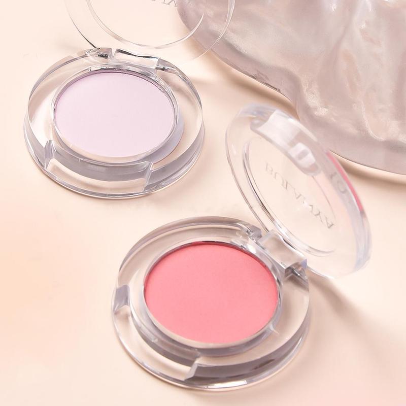 Long-lasting Matte Blush, 1 Count Single Color Lightweight Blush Palette, Cheeks Contour Blush Pressed Powder Suitable For All Skins Girls Women, Facial Cosmetic