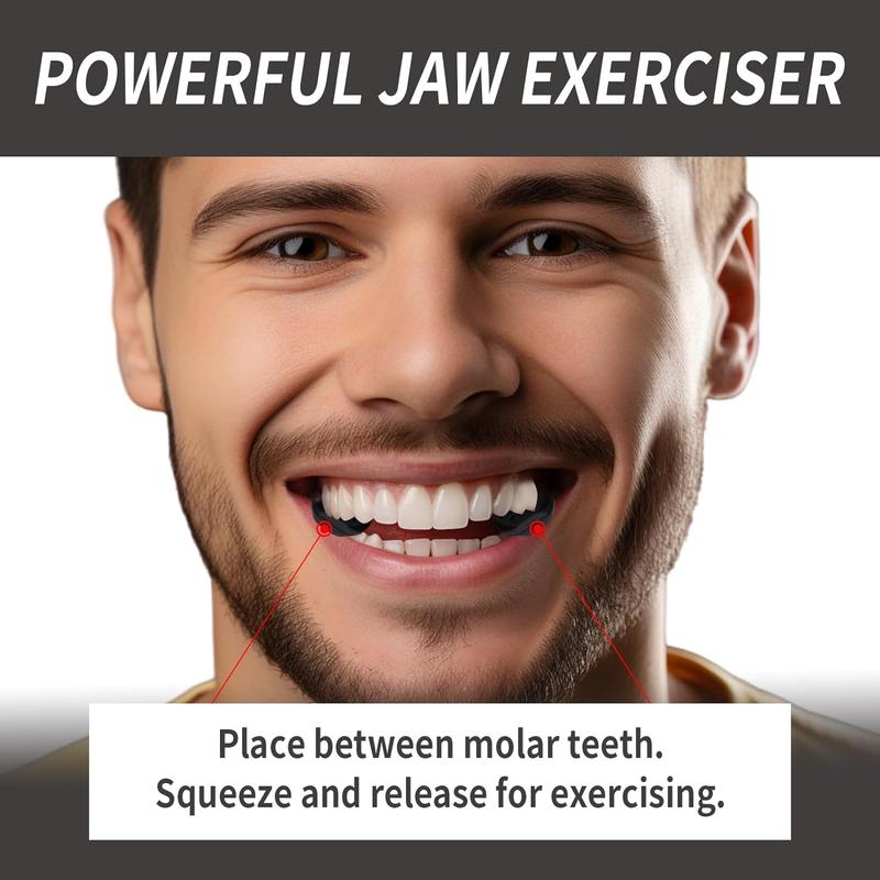 Silicone Jawline Shaper, 1 Box Non-electric Muscle Enhancer, Jawline Shaping Tool for Men & Women