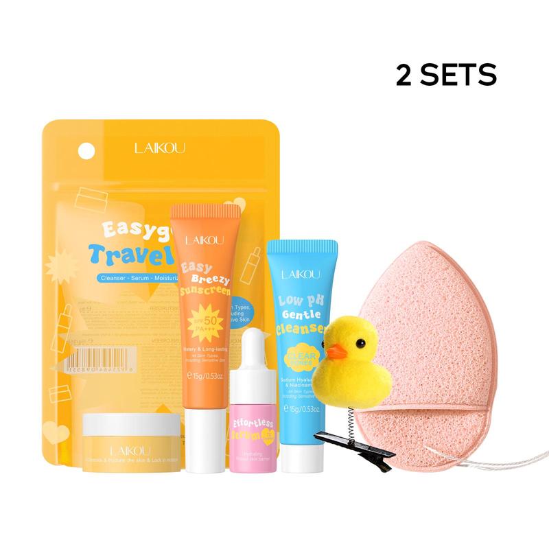Ceramide Skin Care Kits, 2 Sets Facial Cleansing Hydrating And Nourishing Kit, Moisturizing Skin Care Set For Women
