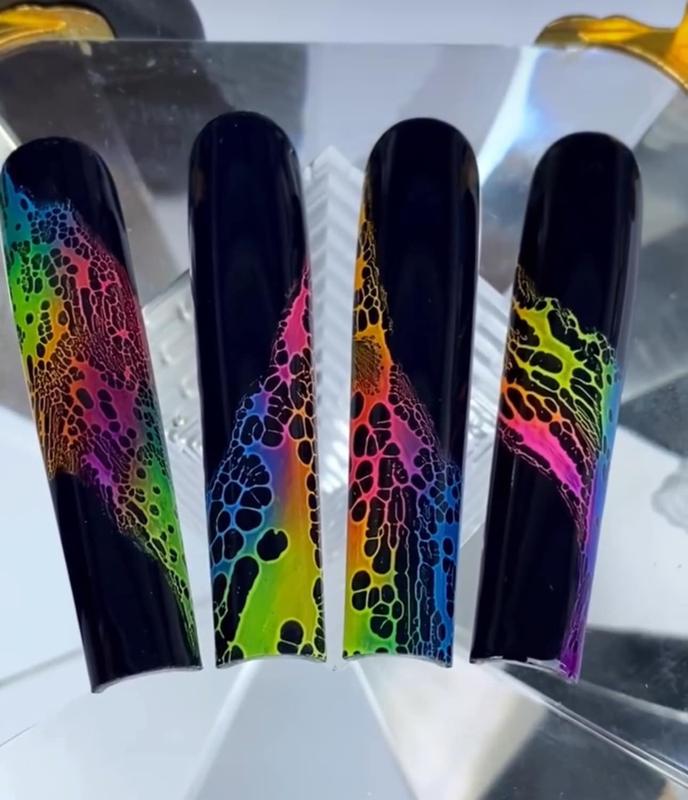 [Vchenart] + [Abstract Gel] + [Create abstract nail art] + [Gel Polish] + [Nail Art] Nail Care Nail Polish