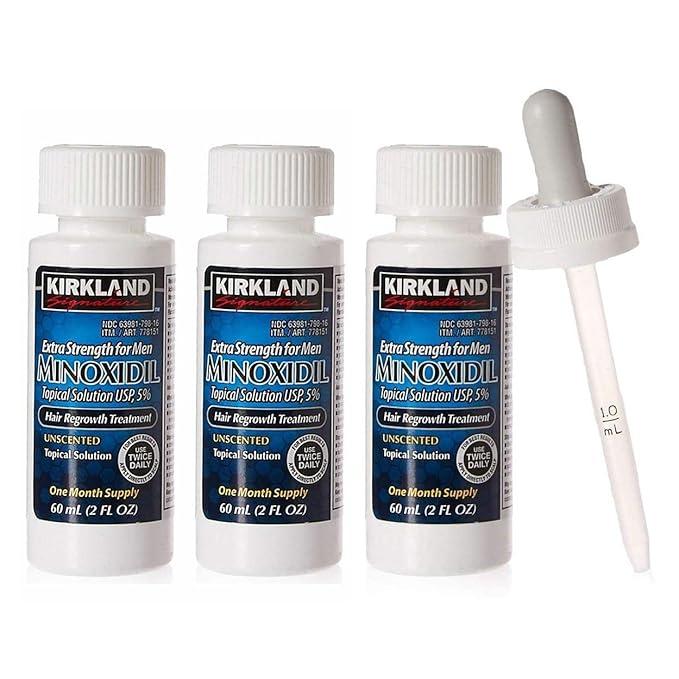 3 MONTHS KIRKLAND MINOXIDIL 5% MENS HAIR LOSS REGROWTH GENERIC TREATMENT Gentle Hair Care Gentle Hair Care