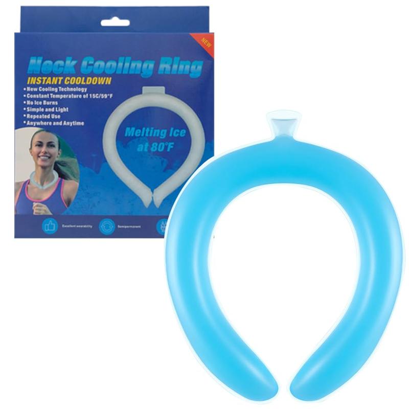 Ice Neckband, Ice Neck Cooling Band, Cold Compress Ice Neck Wrap, Neck Ice Band, Summer Ice Neckband