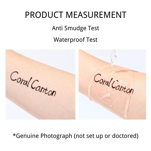 Waterproof Tattoo Eyeliner, Color of Black,  Smudgeproof,Long Lasting,Smooth Nib, Coral Canton Diamond Eyeliner